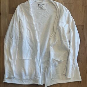 Frank & Eileen Soft White Knit Top